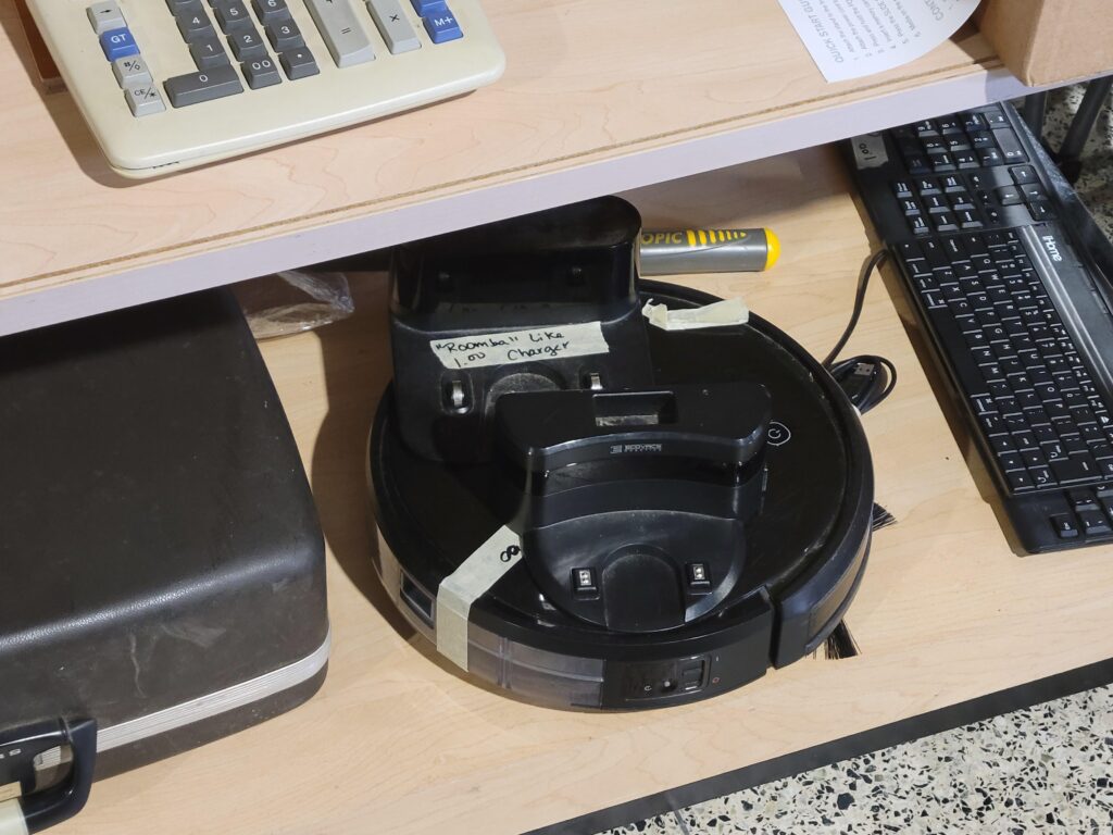 Robot vacuum at thrift store