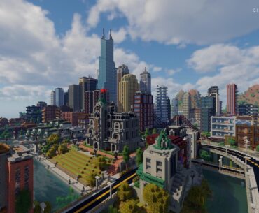 This is a Minecraft build I've been working on for over 13 years