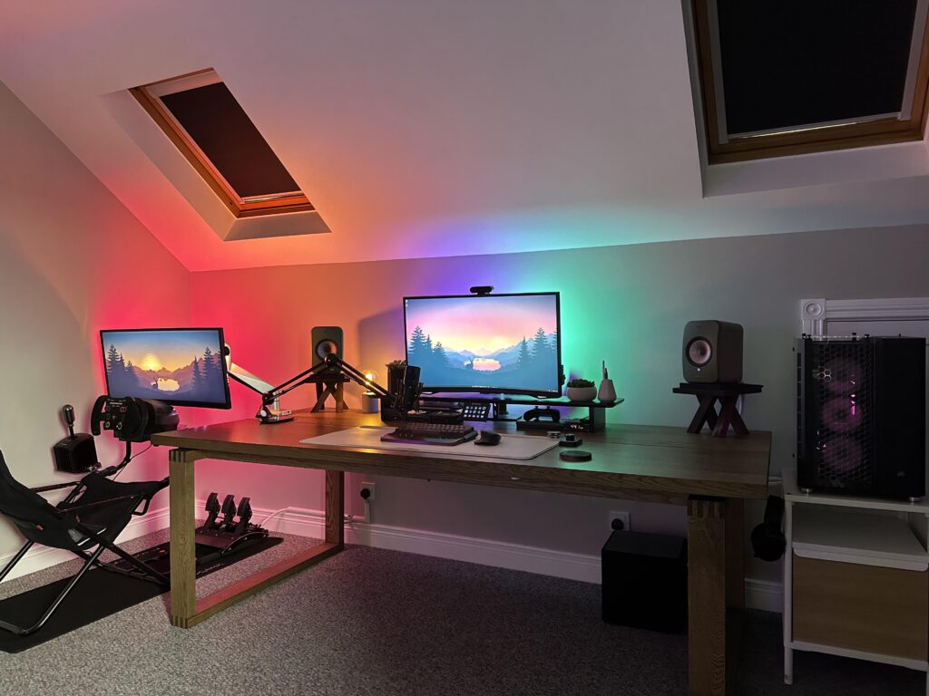My work in progress setup