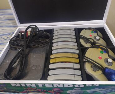 My old Nintendo 64 in a Homecrafted Box Made Only For It.