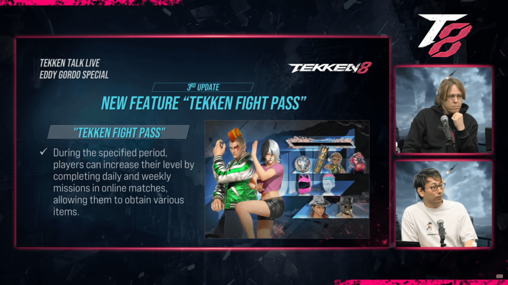 Tekken 8 gets free and premium battle pass