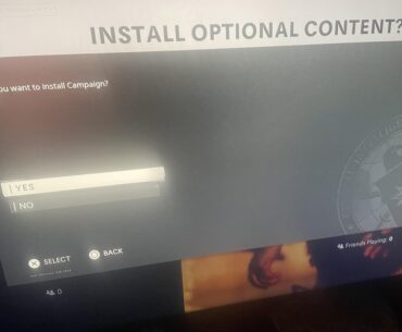 I can’t install the campaign