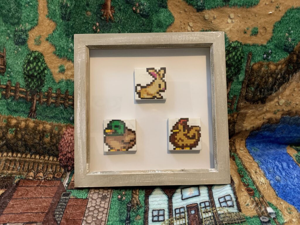 Stardew Valley ‘Little Guys’ Framed Pixel Art Painting Collection