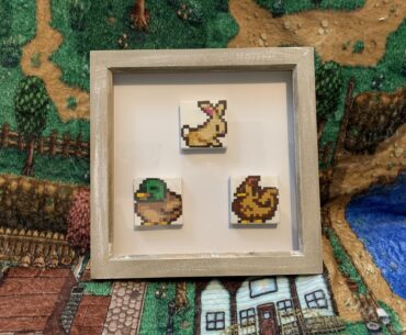 Stardew Valley ‘Little Guys’ Framed Pixel Art Painting Collection