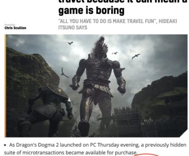 Fast travel is boring, unless it's a paid dlc