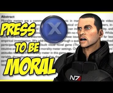 Interview with an academic who proved morality bars can influence your choices, even when players are unaware of it