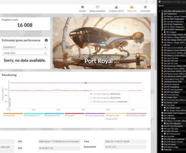 I broke 16k in Port Royal /w my 7900XT @0.941v