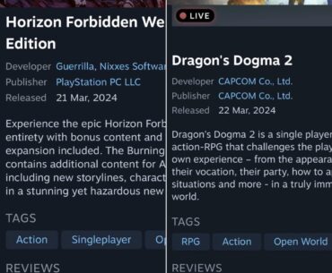 Horizon FW and DD2 weekend lead up userreview head to head