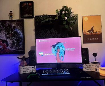 My after work station