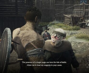 The FIRST NPC I seen walk through the starting area gates in Dragon Dogma 2