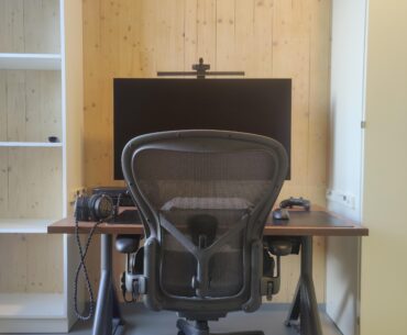 Tiny dorm setup