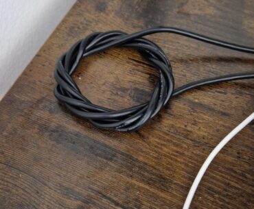 Is it ok to wrap up cables like this?