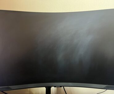 I can clean this massive smudge of monitor. Is it ruined?