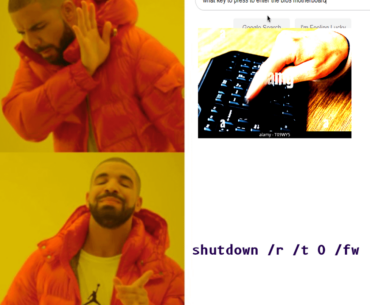 a guaranteed way to enter the bios