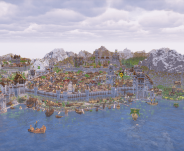 My Biggest Minecraft City with EXTREME View Distance