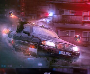 "Chase" - a photoshop piece I made from a car I saw in my local area.