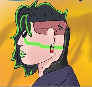 Cyberpunk character by me