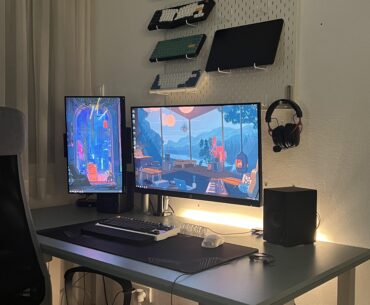 Not as fancy as some other pics on here, my updated corner