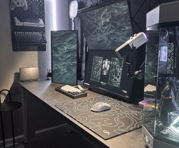 Finished black and white setup☑️