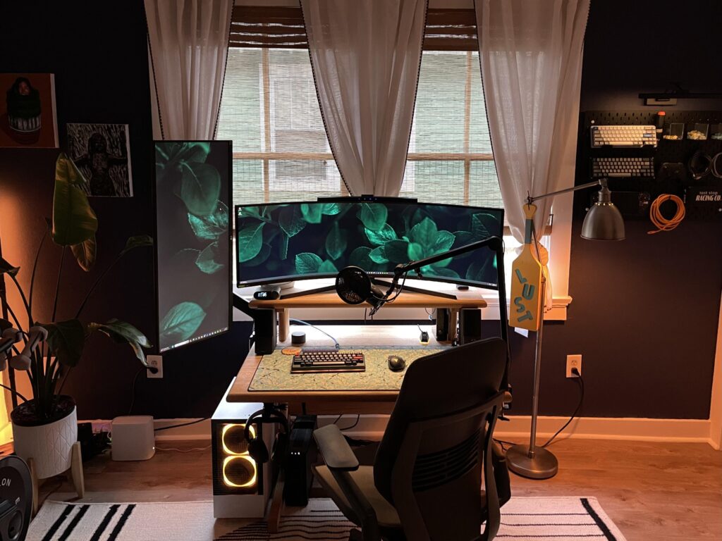 Painted the wall in my office area