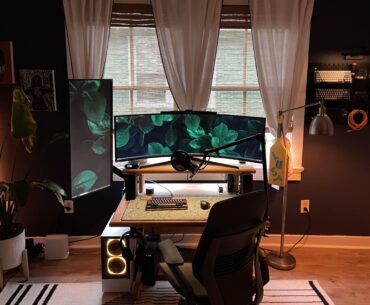 Painted the wall in my office area