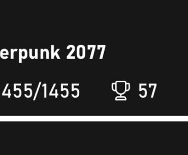I got all the trophies in Cyberpunk 2077