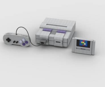 I made a Lego Super Nintendo (SNES)