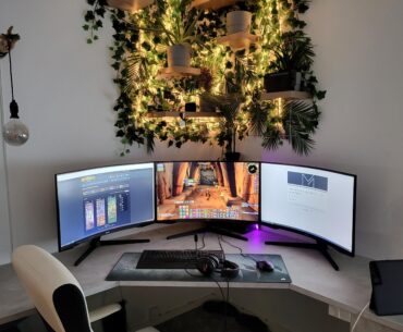 I tried something with fake plants in my old rented apartment