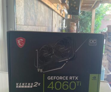 I just bought a rtx 4060ti graphics. It’s so cool:D