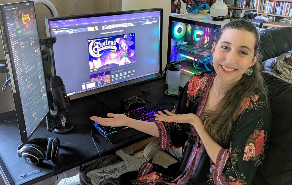 My fiancée released her game today after 10 years of dev. Super proud of her and wanted to share!