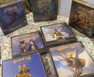 The Heroes of might and magic 3 board game does not mess around! So excited!