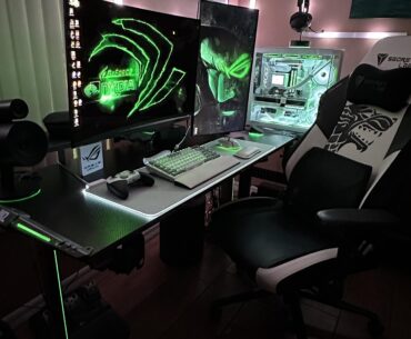 Upgraded battle station..
