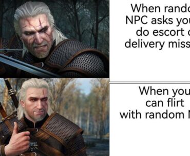 Give me some love, not annoying escort missions