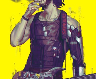 Johnny Silverhand Artwork - by opossumisst