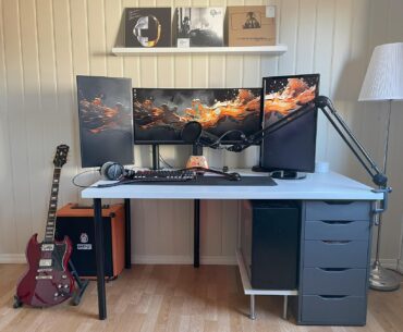 Not as flashy as other setups, but it has all I need
