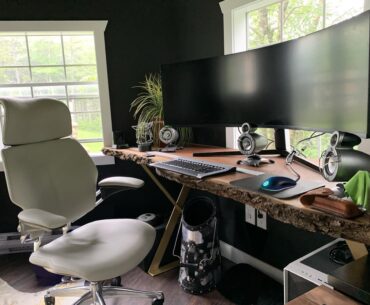 Backyard Shed Office & Gaming Setup