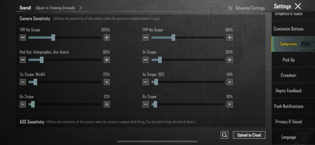 Help with settings Help with settings