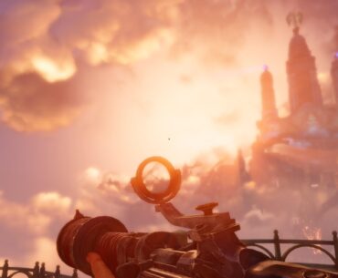 Tending to my back log, i just finished Bio-Shock Infinate, and its still a gorgeous game considering its vintage relative to the progession of graphics tech. Art direction ages better than just "good graphics" i think.... Only bad part to my play through was my right speaker in my head set dying..