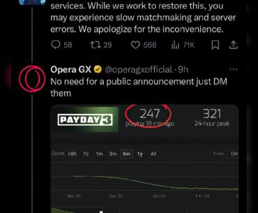 Opera woke up today and chose violence