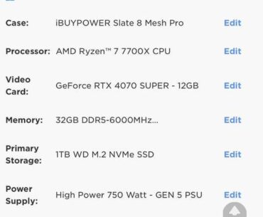 So I just bought this system but a friend told me that the power supply is not enough. I also upgraded to 2tb and 1tb ssd for secondary storage. I'm new to computers and don't know much, do you think I need a better power supply?