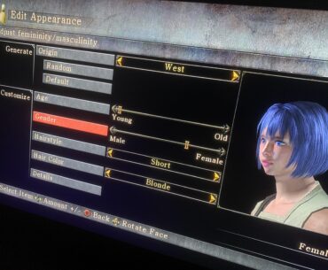 OG Demon's Souls was so progressive it had a gender slider
