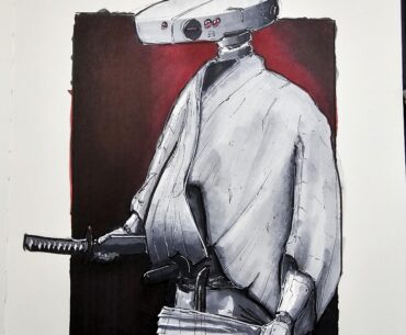 Samurai, from my sketchbook.