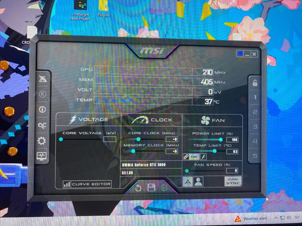 Msi afterburner