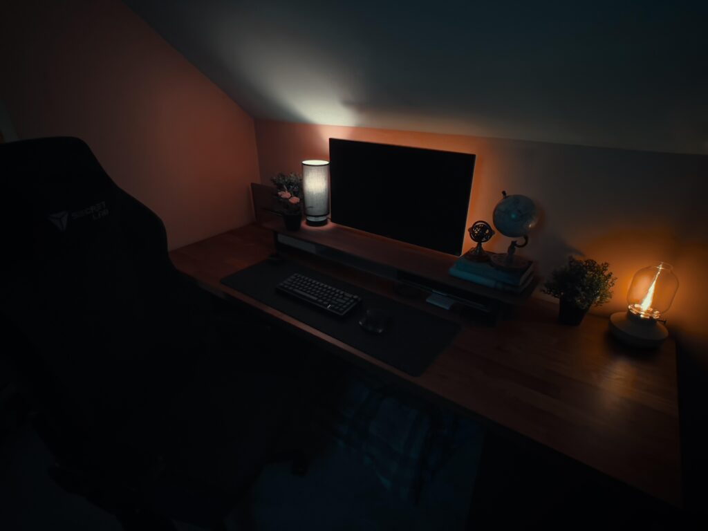 An aspiring author’s writing desk!