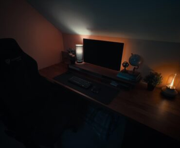 An aspiring author’s writing desk!