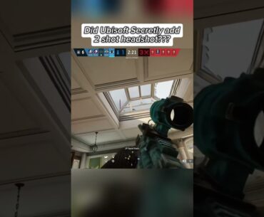 I Think Ubisoft Might Have Secretly Added 2Shot headshot #r6  #rainbowsixsiege #r6siege #6siege #r6s