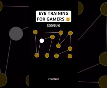 Get Better Aim with this 800 FPS Eye Training #gaming #shorts