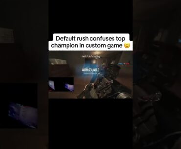 Default Rush Confuses Top Champion #rainbowsixsiege #R6s #siege