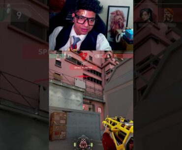 1v4 Clutch Moment CHAMBER  #valorant #chamberplays #computermouse #shortsvideo #valorantclips