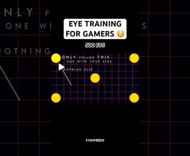 Get Better Aim with this 500 FPS Eye Training #gaming #shorts